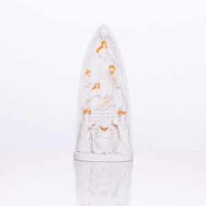 Szopka bożonarodzeniowa - świecąca - Bianco