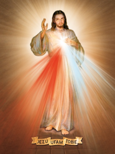 Plakat religijny wzór 023. Jezus Miłosierny. 