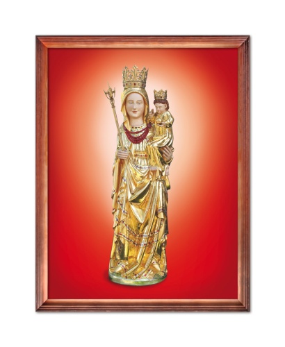Obraz religijny Matka Boża Ludźmierska w drewnianej ramie