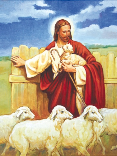 Plakat Religijny wzór 058. Pan Jezus Dobry Pasterz