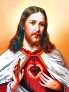 Plakat religijny Jezus Chrystus - Serce Jezusa