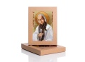 Ikona święty Jan Vianney w pudełku.