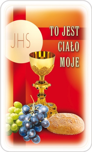 Obrazek z Symbolem Eucharystycznym.