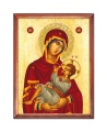 Obraz religijny Matka Boża z Dzieciątkiem Jezus w drewnianej ramie
