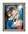 Obraz religijny Święta Rodzina, Boże Narodzenie w ramie z ornamentem