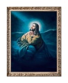 Obraz religijny Jezus modlący się w Ogrójcu w ramie z ornamentem