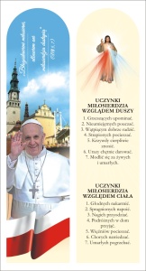 Zakładki - Jezus Miłosierny, Papież Franciszek