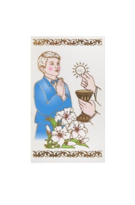 Candele Sticker Santa Comunione ragazzo