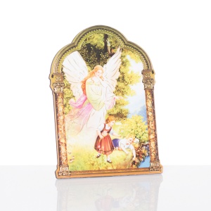 Obrazki święte dla dzieci Anioł Stróż - z podstawką - 5 szt.