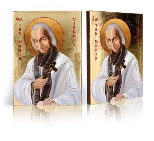 Ikona święty Jan Vianney.