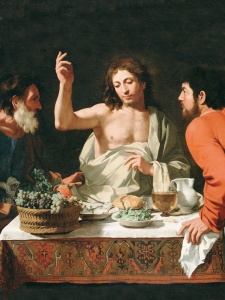Plakat religijny Jezus Chrystus - Spotkanie w Emmaus