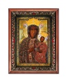Obraz religijny Matka Boża Częstochowska suknia Rubinowa w drewnianej ramie