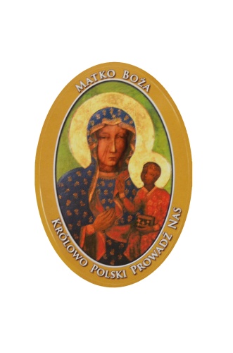 Naklejki na świece Matka Boża Częstochowska - 25 arkuszy