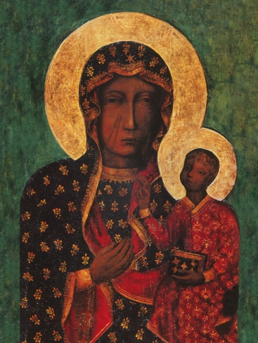Plakat Religijny wzór 121. Matka Boska Częstochowska wędrująca