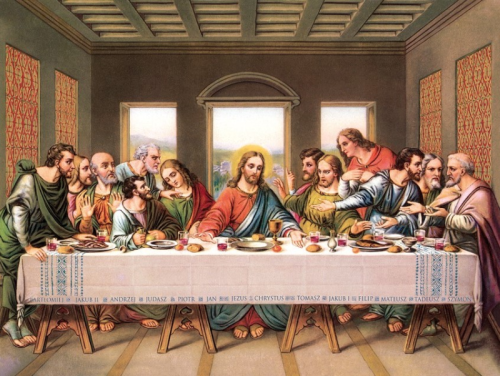 Plakat Religijny wzór 074. Ostatnia Wieczerza