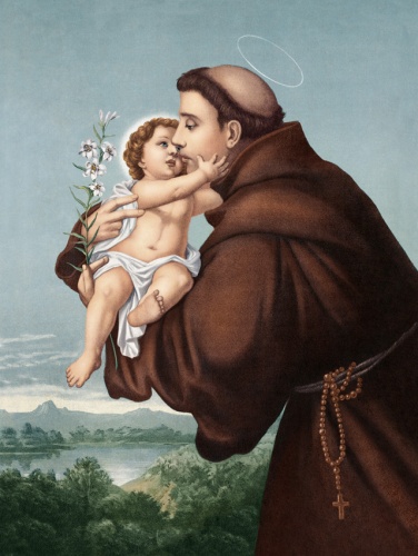 Plakat Religijny wzór 081. Święty Antoni.