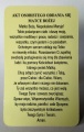 Obrazki z modlitwą do Matki Bożej Częstochowskiej Bursztynowej