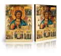 Ikona Jezus Chrystus Pantokrator oraz sceny z życia