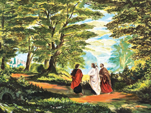 Plakat Religijny wzór 105. Droga do Emaus