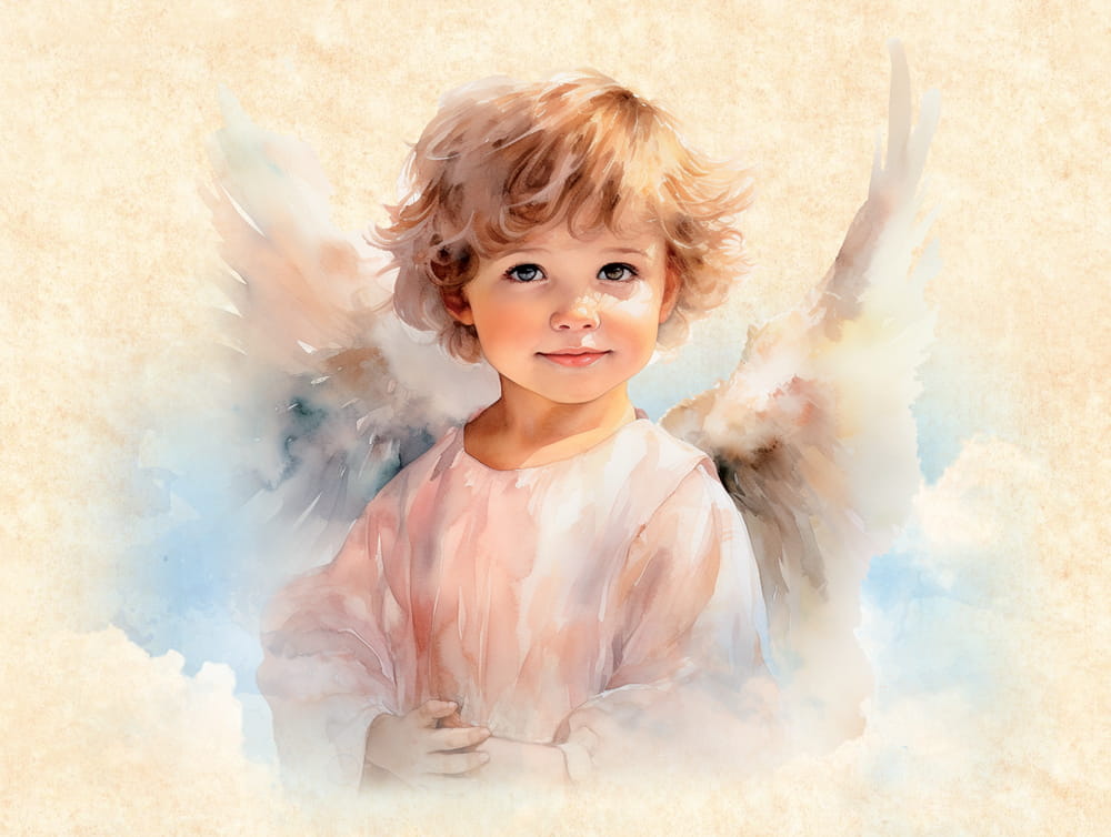 Plakat Anioł Stróż Kubaradewocjonalia Pl